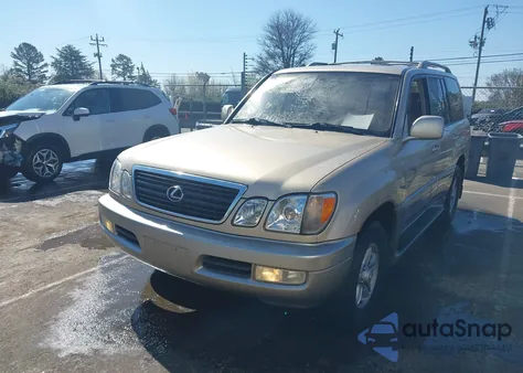 2000 Lexus Lx 470 z USA, uszkodzony, nr VIN JT6HT00W8Y0118377